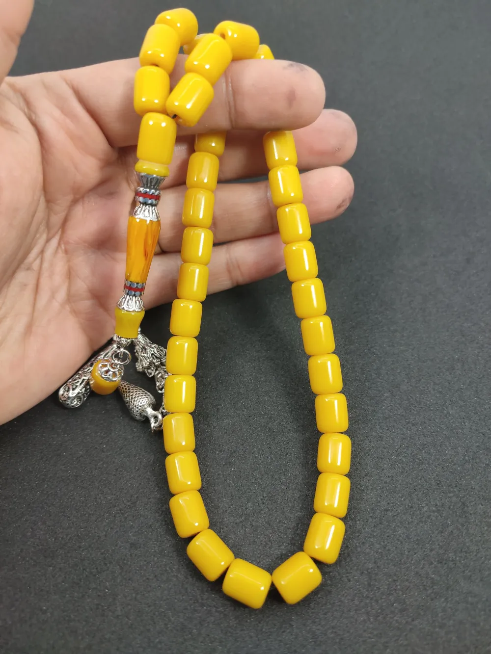 Zeyn Usta Eseri̇ 925 Ayar Gümüş Nakkaş  Alman Faturan küçük resim 4