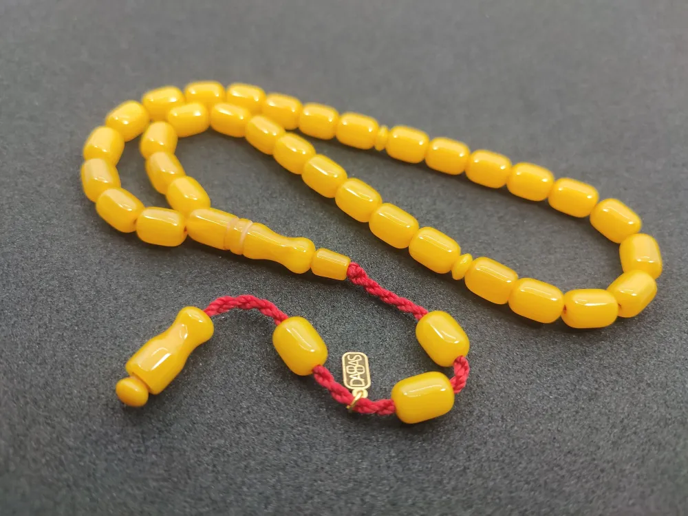 Muhammed Dabbas Usta İşi̇ İmzalı Sıkma Kehri̇bar