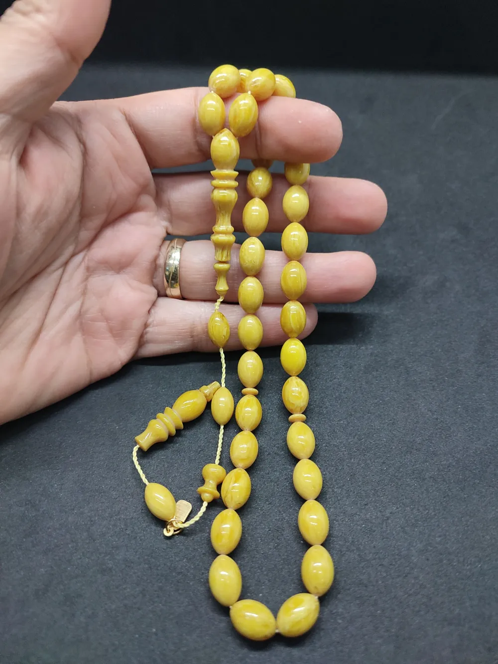 Mehmet Mercan Usta Eseri̇ Çi̇ft Kat Ci̇lalı Alman Sıkma Kehri̇bar küçük resim 4