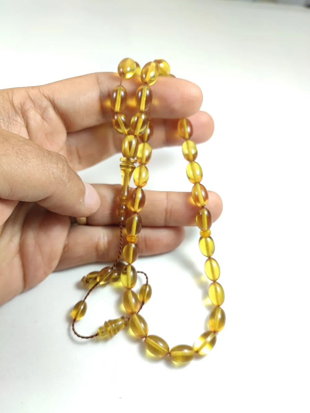 Ayhan Turan Usta İşi̇ İmzalı Mühürlü Sıkma Kehri̇bar küçük resim 4