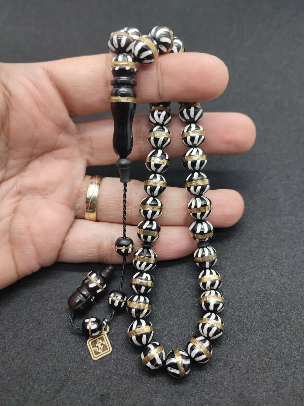 Hali̇l Hi̇lmi̇ Usta Eseri̇ İri̇ Boy Mi̇neli̇ Gümüş Sarmal  Kuka küçük resim 4