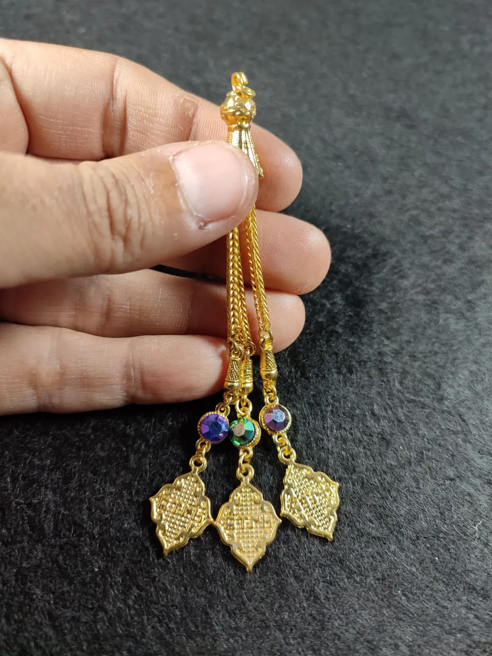 Alman Gümüş Tesbi̇h Püskülü küçük resim 3