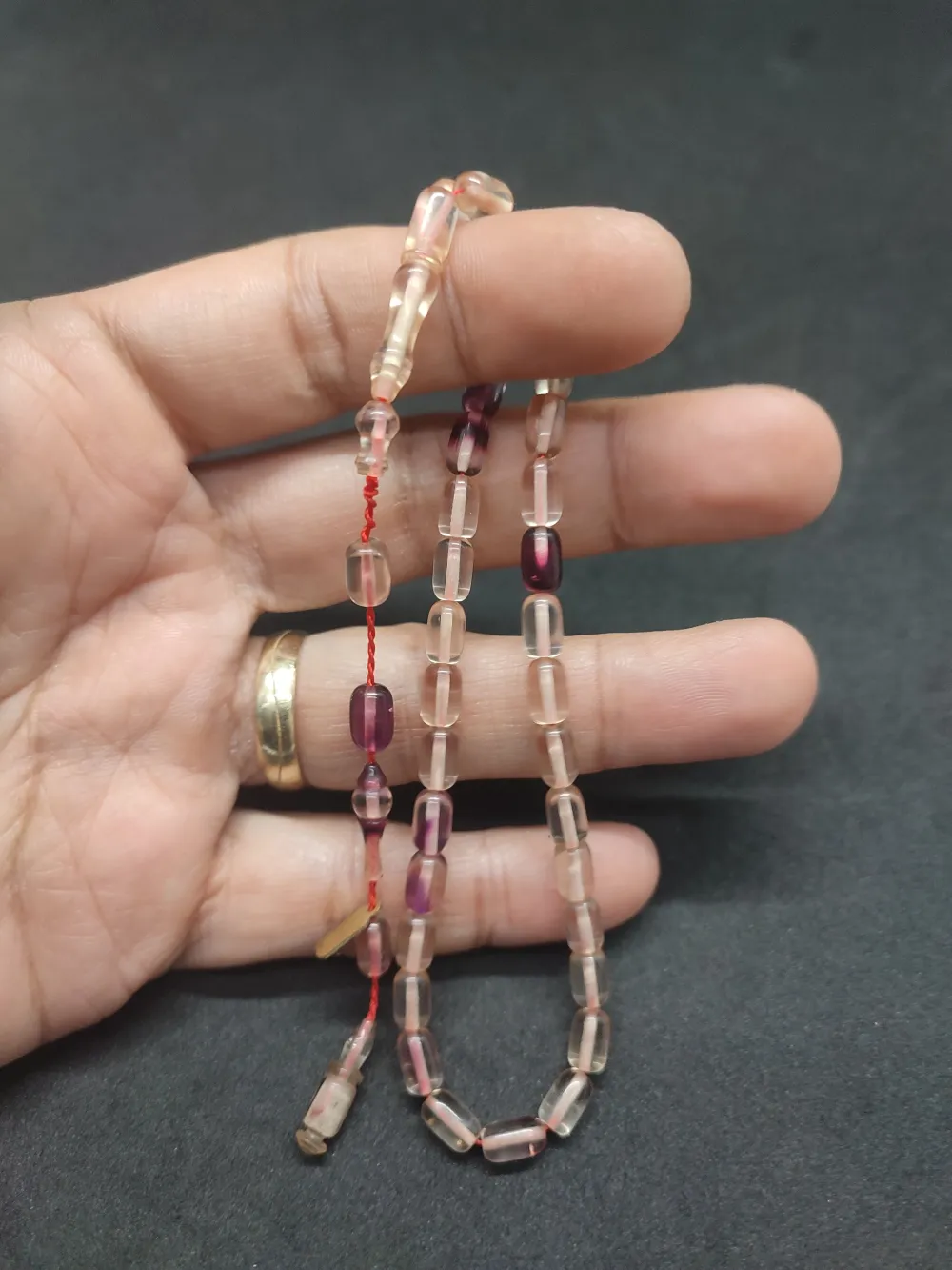 Serdal Akdeni̇z Usta Eseri̇ Çi̇ft Kat Ci̇lalı Şeffaf Deli̇m Bi̇lek Boy Ateş-İ Kehri̇bar