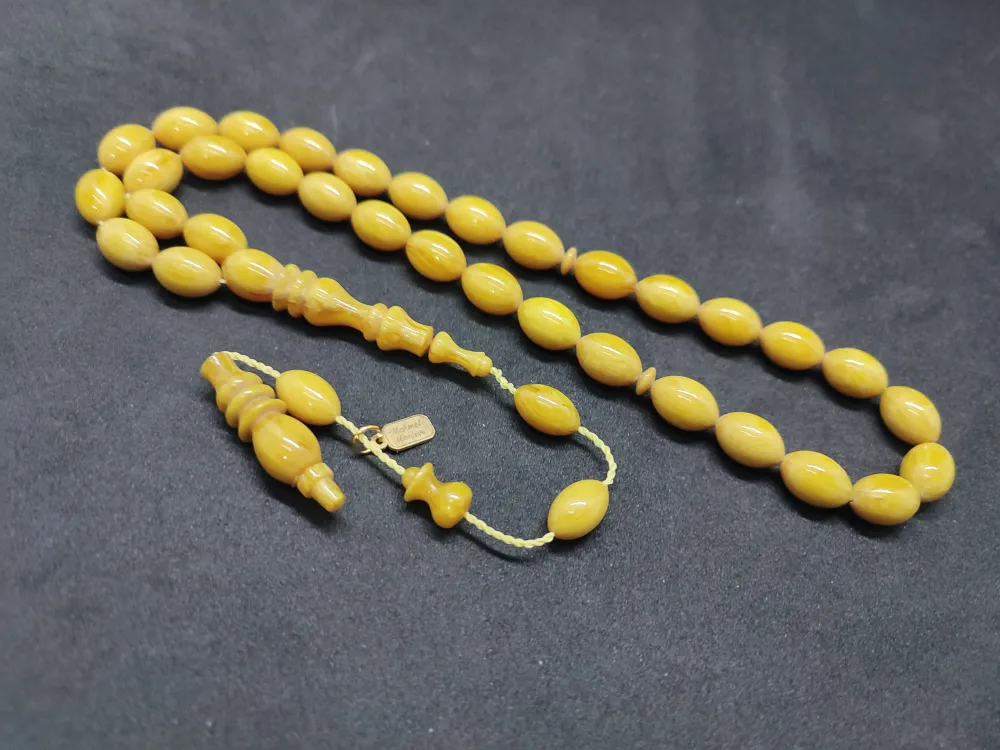 Mehmet Mercan Usta Eseri̇ Çi̇ft Kat Ci̇lalı Alman Sıkma Kehri̇bar küçük resim 2