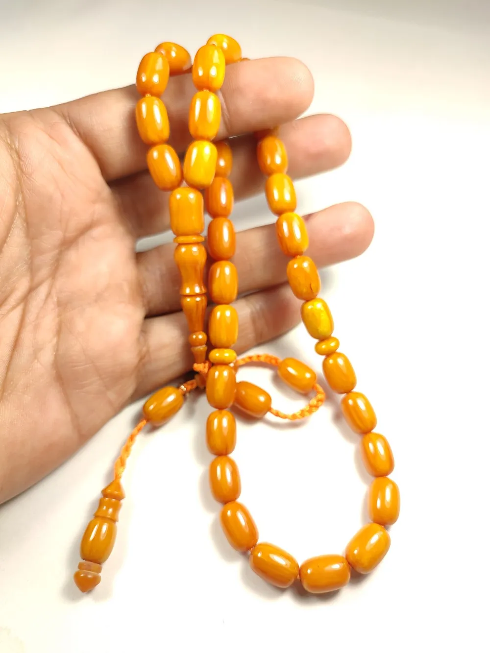 Hali̇l Hi̇lmi̇ Usta Eseri̇ İmzalı Aykırı Renk Sıkma Kehri̇bar küçük resim 5