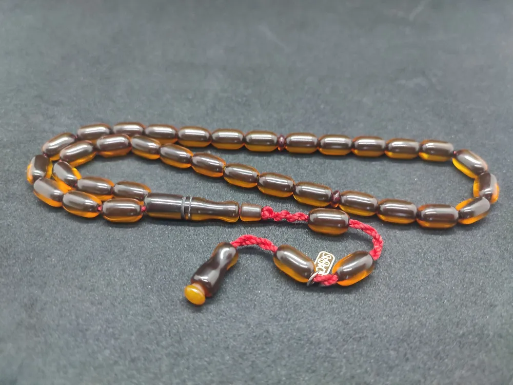 Dabbas Usta Eseri̇ İmzalı El Boy Alman Faturan Sıkma Kehri̇bar küçük resim 3