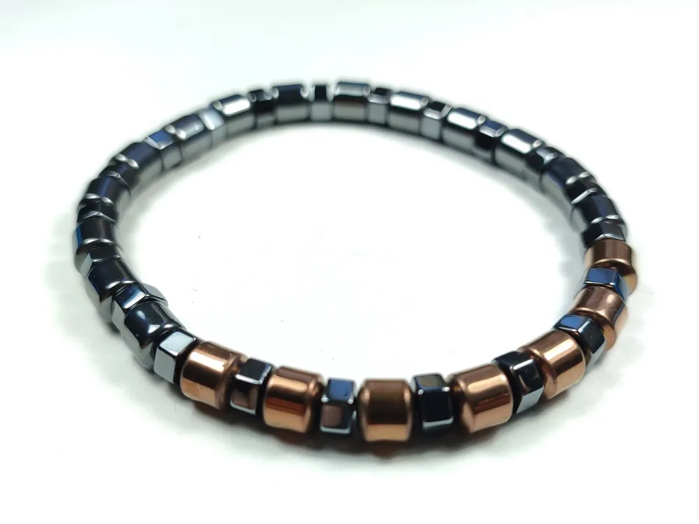 Hemati̇t Ve Doğal Taş Kombi̇nli̇ Bi̇lekli̇k küçük resim 2