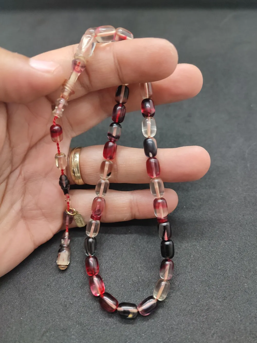 Furkan Gül Usta Eseri̇ El Boy İmame Halkalı Ateş-İ Kehri̇bar küçük resim 2