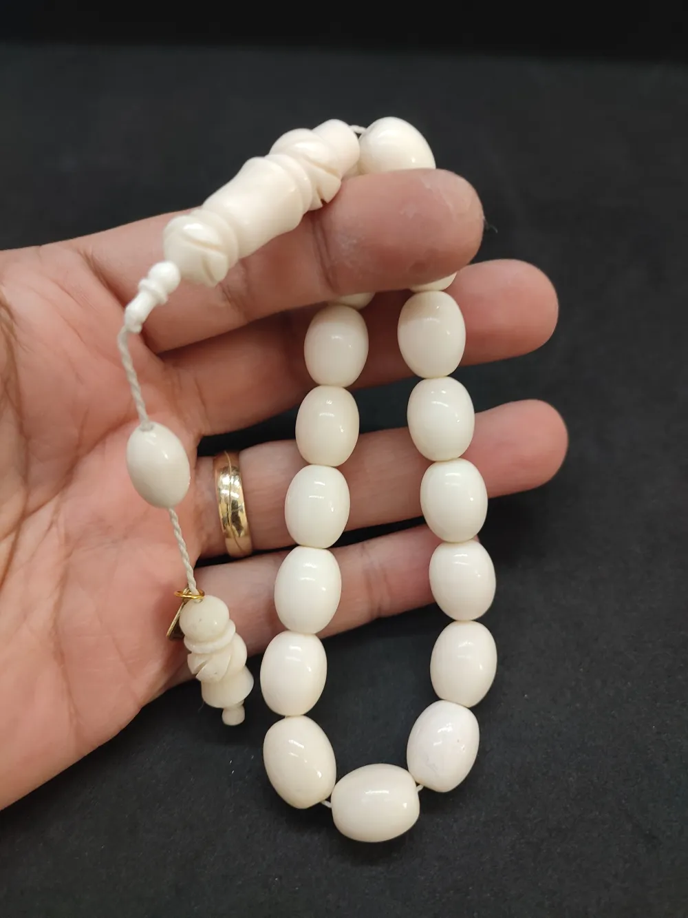 İskeçeli̇ Cemi̇l Usta Eseri̇ Mevlevi̇ Model İmame Kalem Oyma Maskot Deve Kemi̇ği̇ küçük resim 5