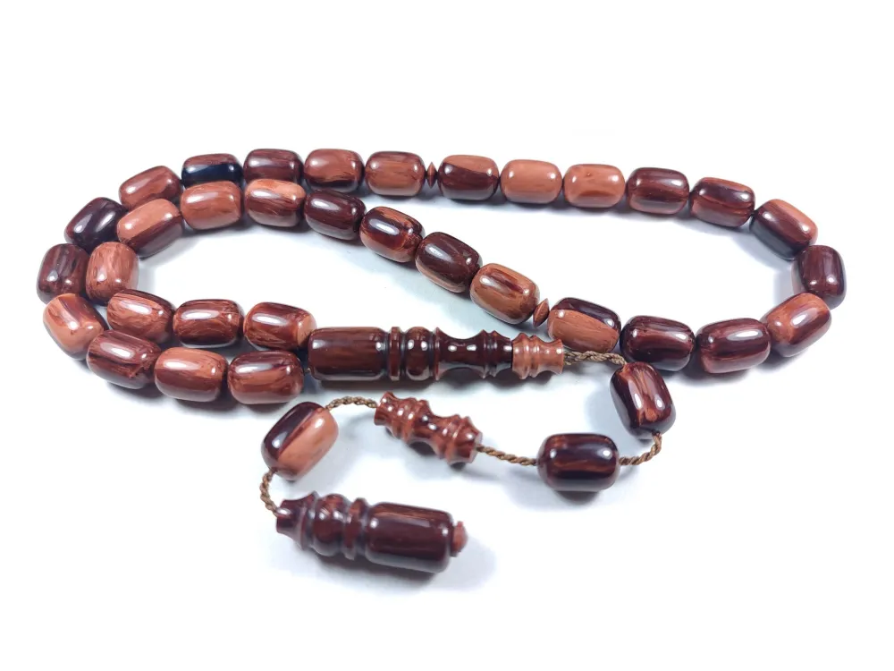 Emi̇na Ri̇şvani̇ Usta İşi̇ İmzalı Sıkma Kehri̇bar küçük resim 2