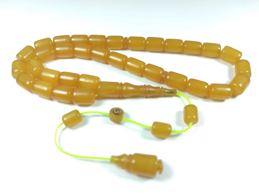 Mesut Elma Usta İşi̇ İmzalı Mühürlü Sıkma Kehri̇bar küçük resim 2