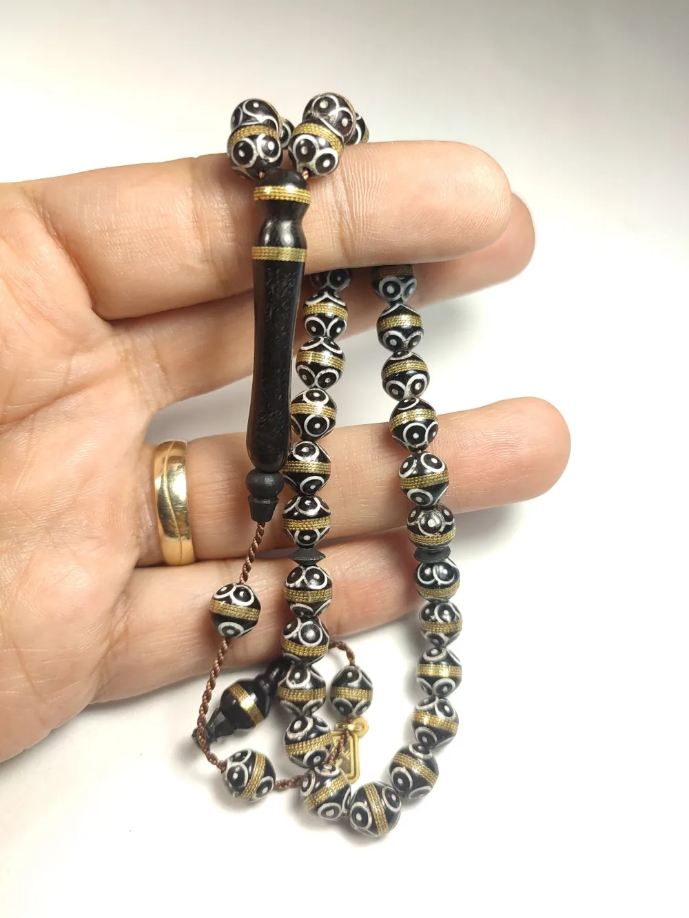 Hali̇l Hi̇lmi̇ Usta İşi̇ İmzalı Mi̇neli̇ Sarmal Kuka küçük resim 5