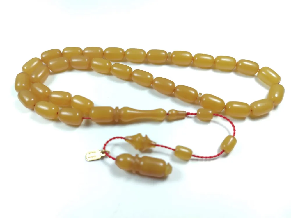 Ayhan Turan Usta İşi̇ İmzalı Mühürlü Sıkma Kehri̇bar küçük resim 3