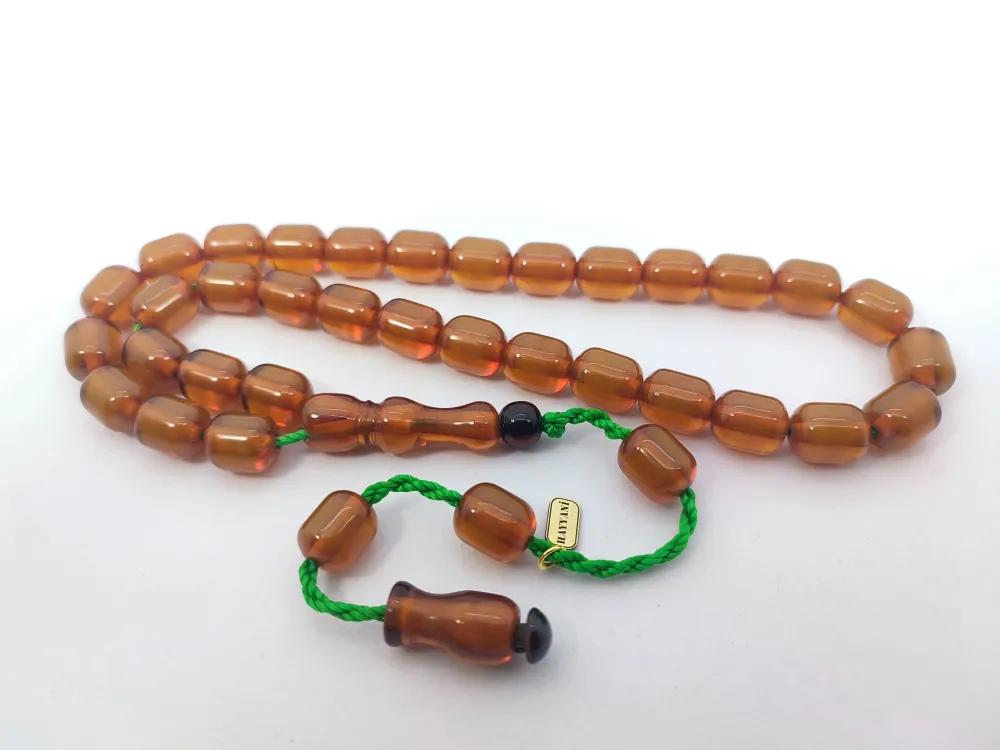 Hayyani̇ Usta Eseri̇ İmzalı Mühürlü Dönem Osmanlısı Ateş-İ Kehri̇bar küçük resim 2