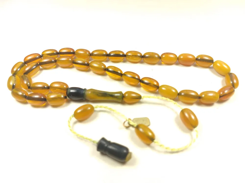 Mesut Elma Usta Eseri̇ İmzalı Kondüsyon Hari̇kası Sıkma Kehri̇bar küçük resim 3