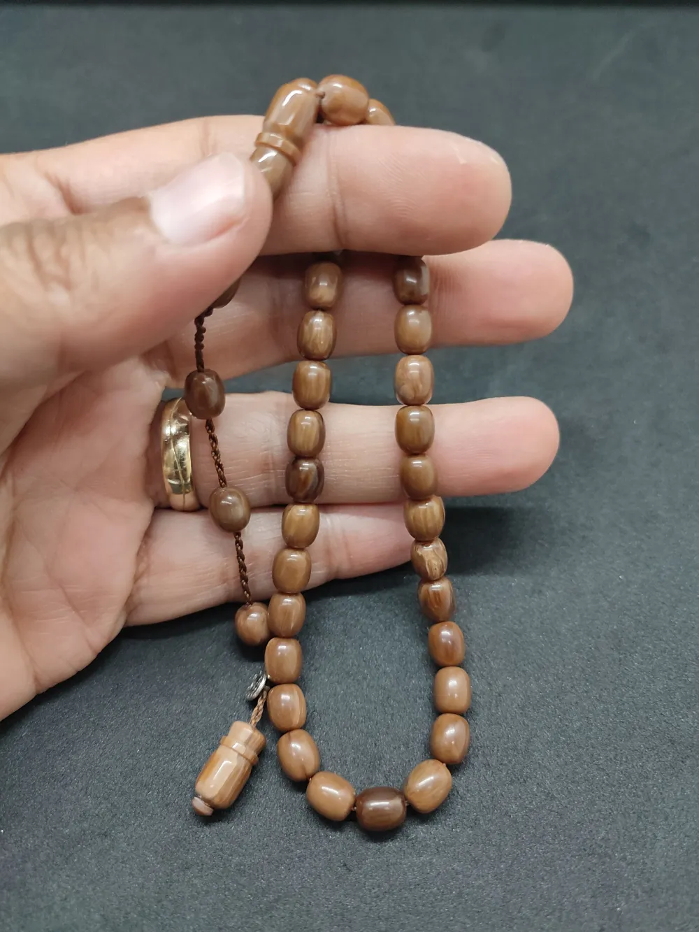 Şükrü Baba Usta İşi̇ İmzalı Mühürlü Bi̇lek Boy Kanayan Bağa küçük resim 5