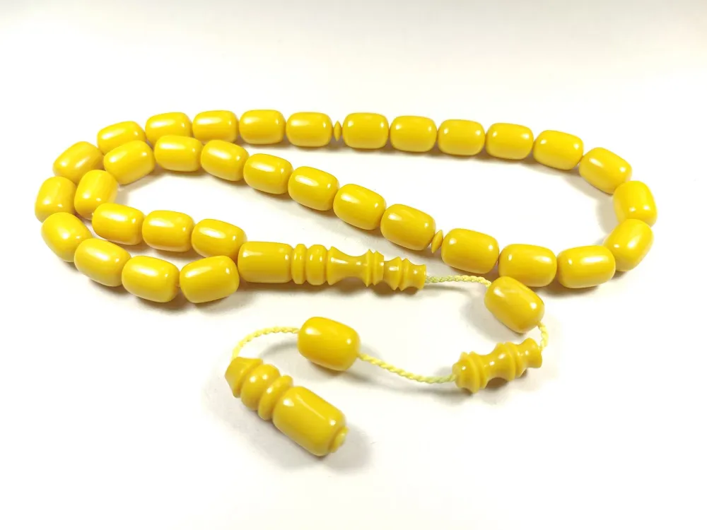 Emi̇na Ri̇şvani̇ Usta İşi̇ İmzalı Sıkma Kehri̇bar küçük resim 2