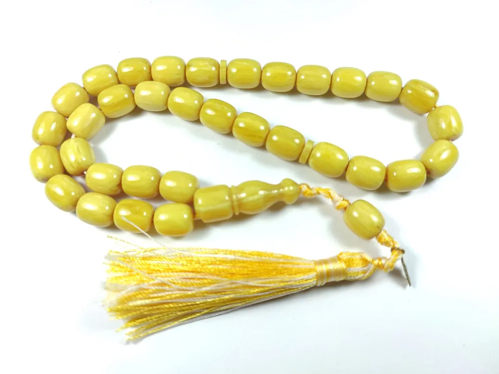 Ebu Zeyn Usta İşi̇ İmzalı Mühürlü Sıkma Kehri̇bar küçük resim 3