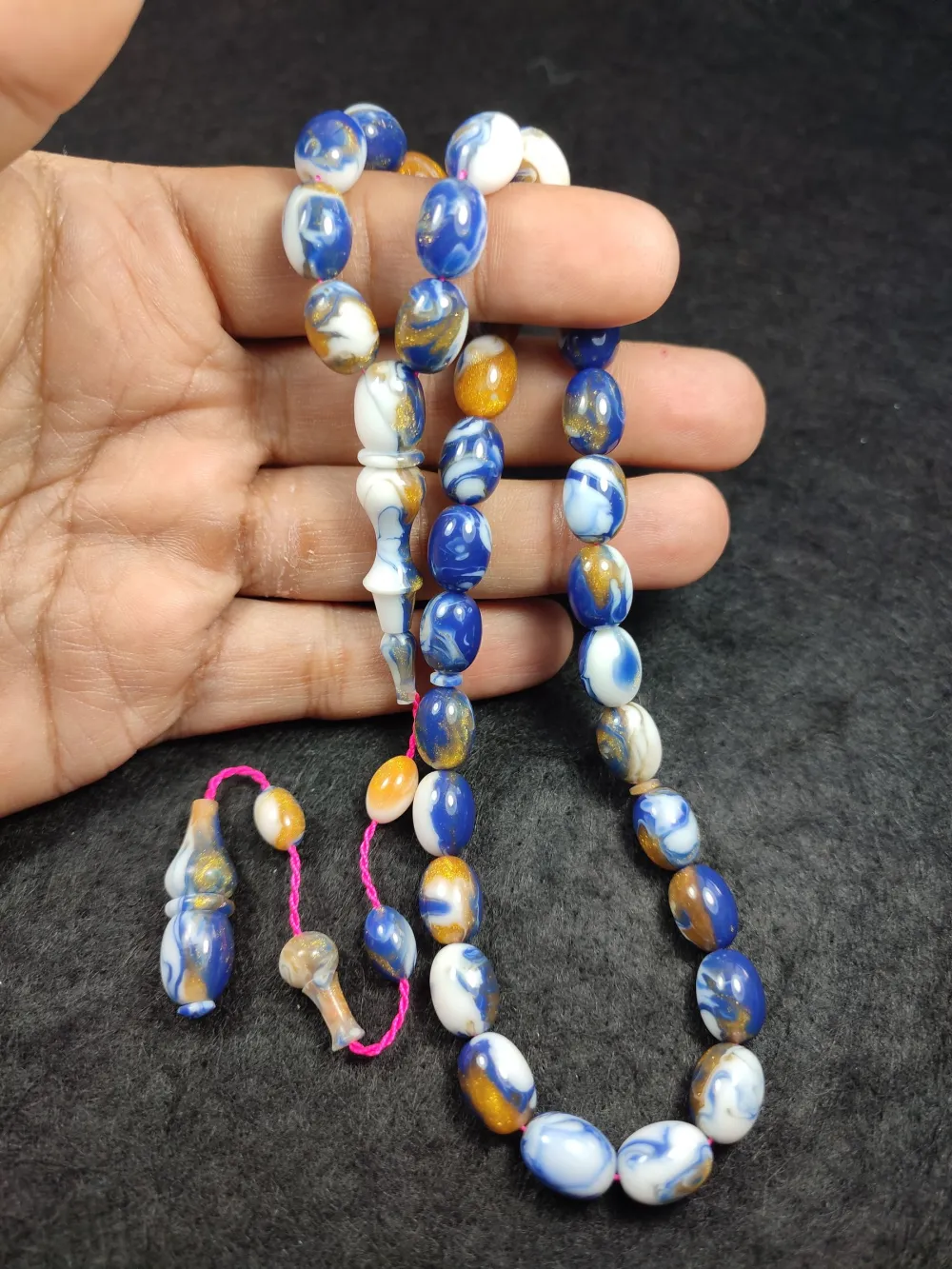 Ari̇f Baran Usta İşi̇ Si̇kkeli̇ Altın Parçacıklı  Ari̇zona Fi̇ruze küçük resim 4