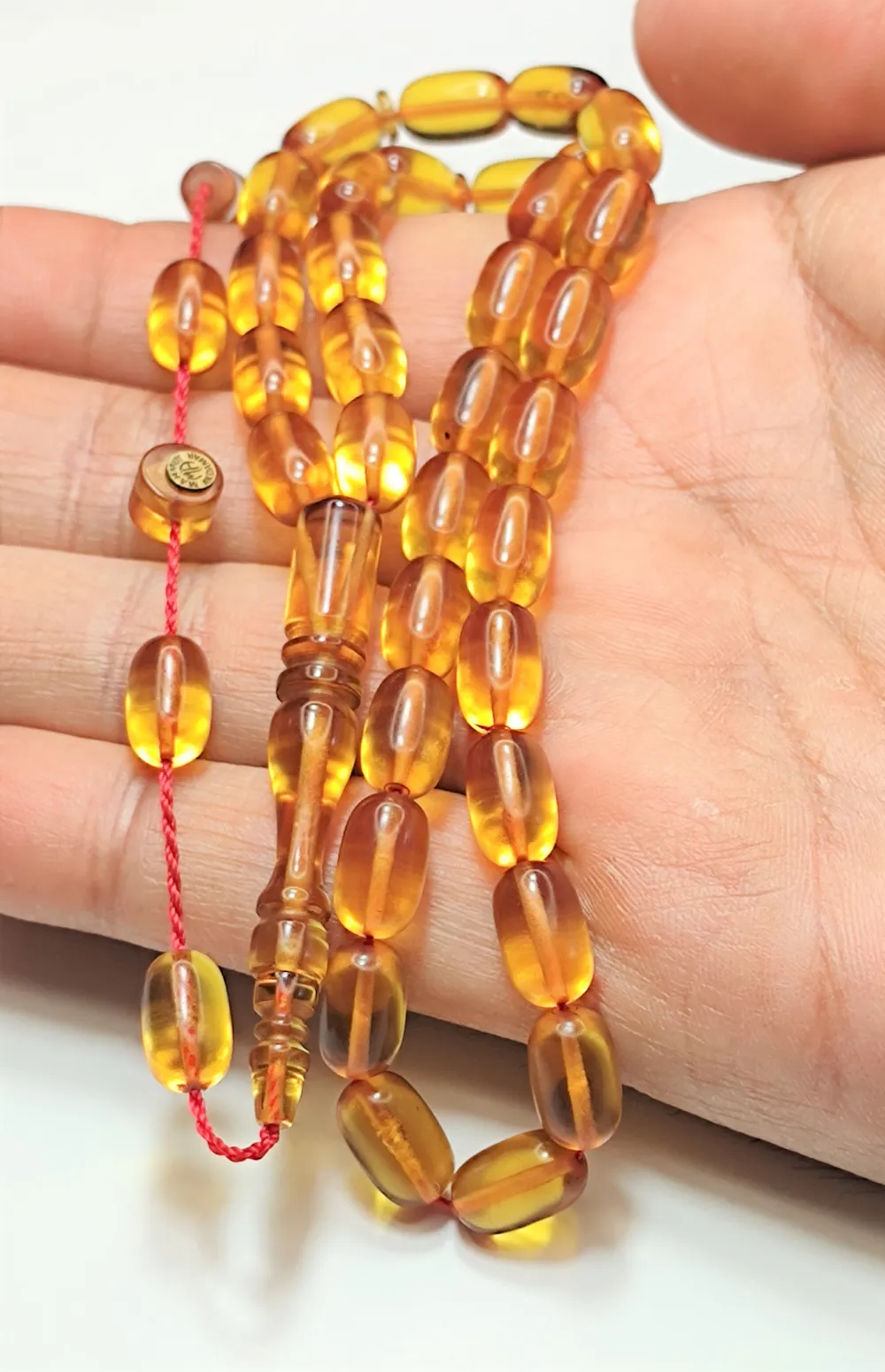 Mahmut Akdamar Usta İşi̇ İmzalı Mühürlü Ateş-İ  Kehri̇bar küçük resim 2