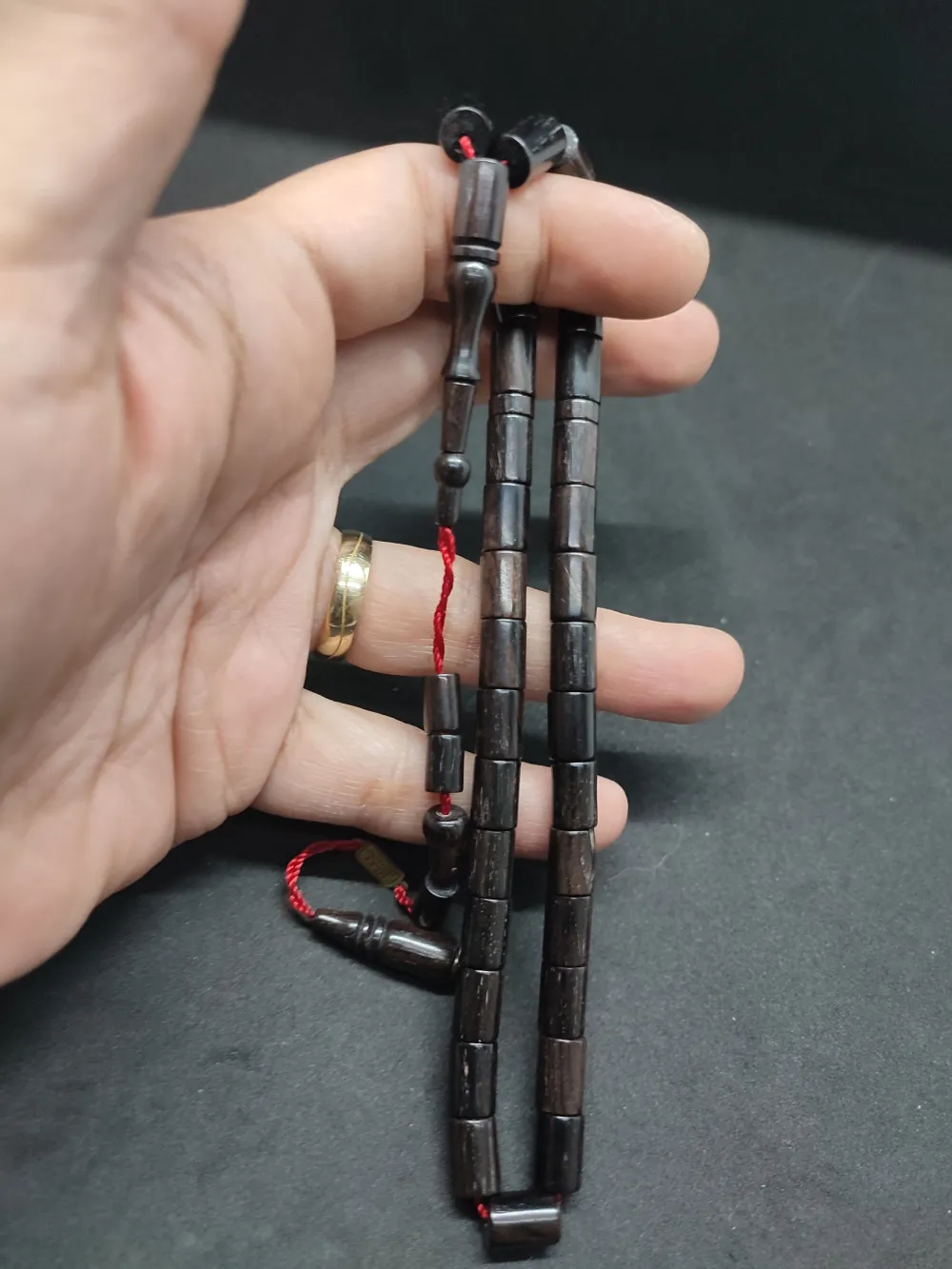 İsmai̇l Erol Usta Eseri̇ Ok Gi̇bi̇ Kesme Naturel Abanoz Ağacı küçük resim 5