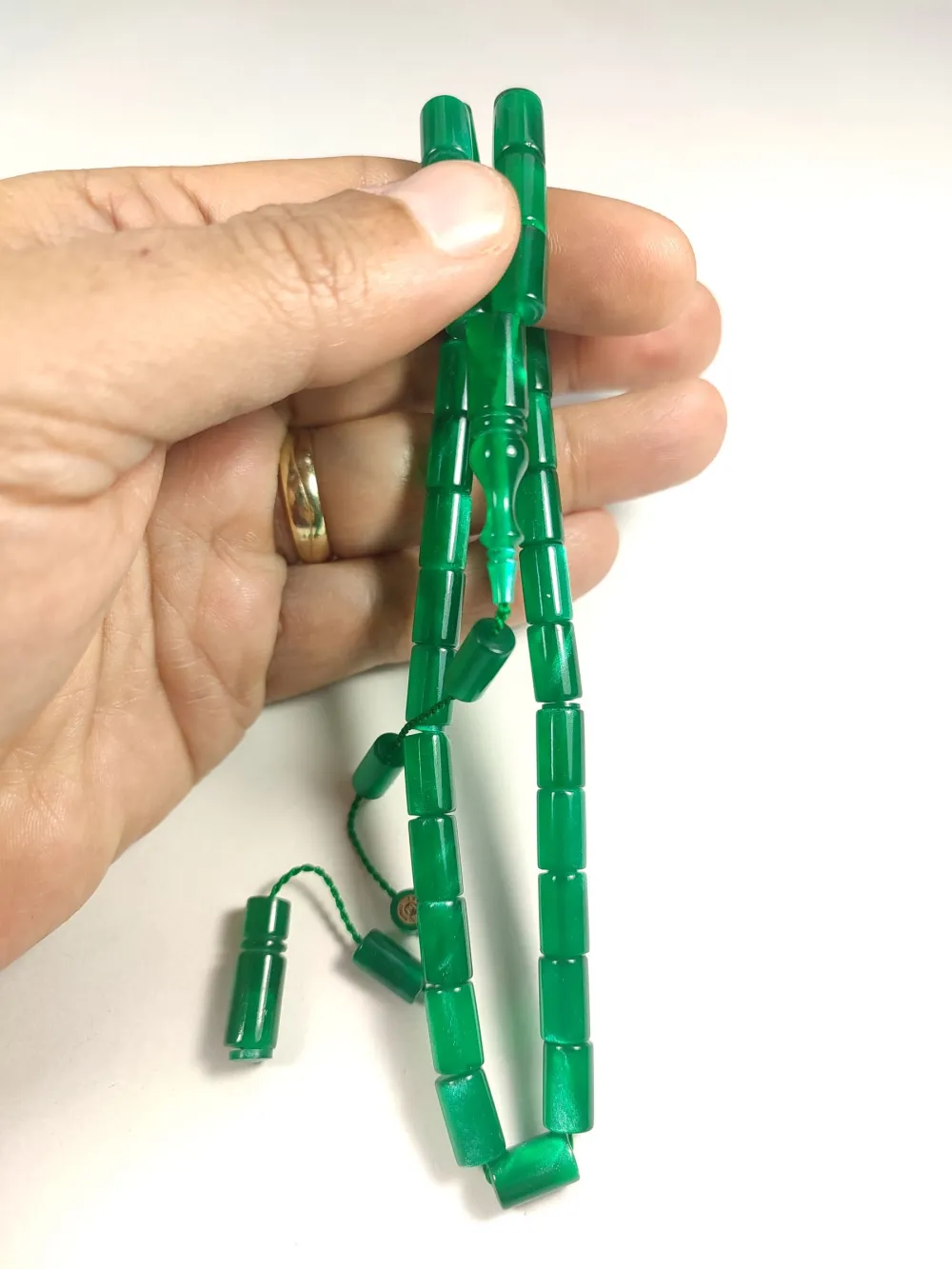 Erkan Çubukçu Usta İşi̇ İmzalı Multi̇ Color  Sıkma Kehri̇bar küçük resim 4