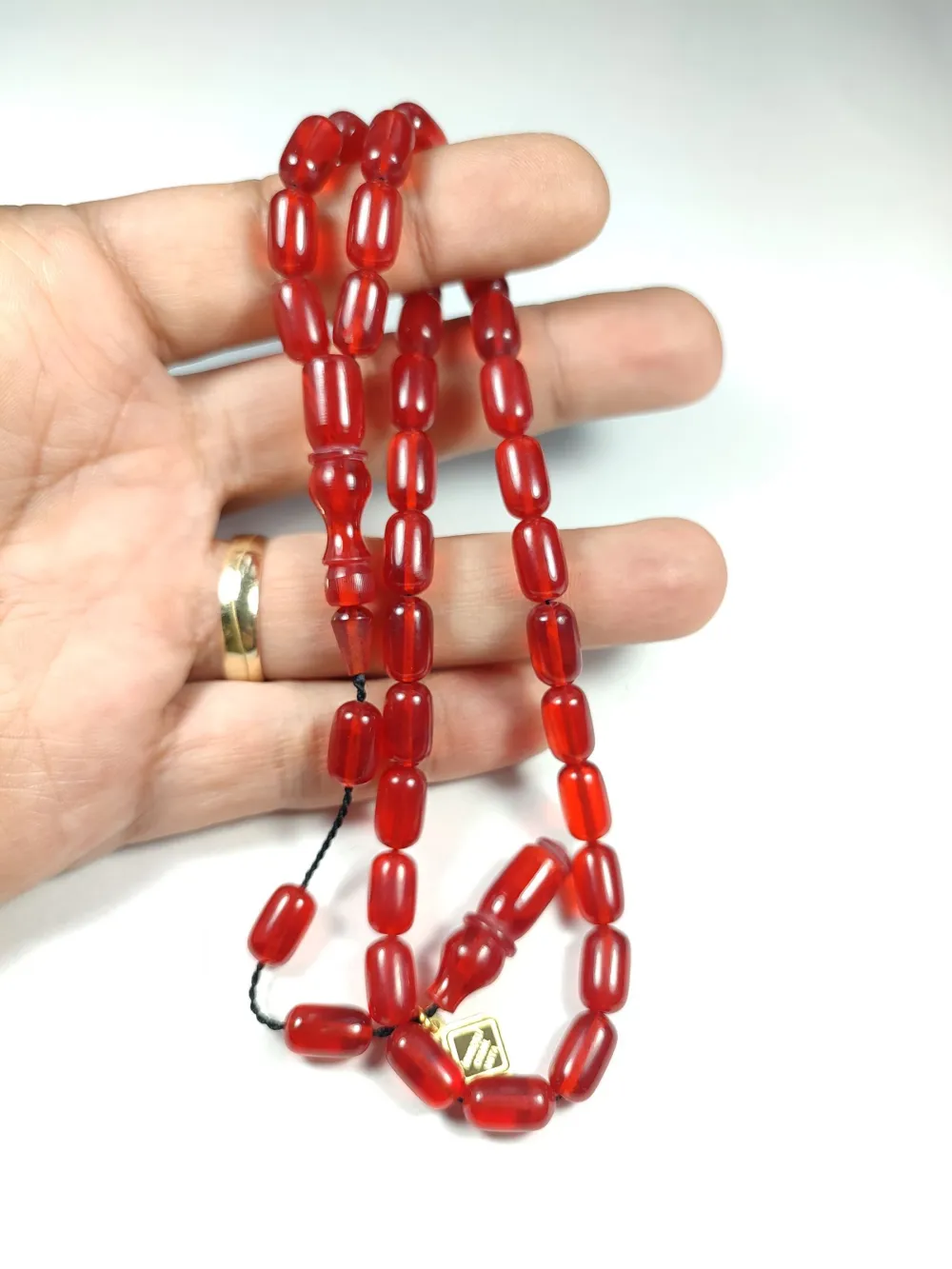 İskeçeli̇ Cemi̇l Usta İşi̇ İmzalı  Alman Zar Kehri̇bar küçük resim 5