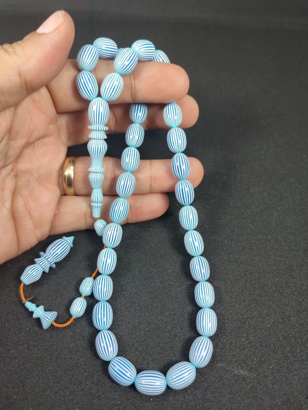 Başka Yerde Yok!!! Dalgıç Usta Eseri̇ İri̇ Boy Çi̇zgi̇li̇ Fransız Galali̇t küçük resim 5