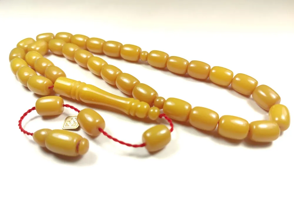 Hali̇l Hi̇lmi̇ Usta Eseri̇ İmzalı Aykırı Renk Sıkma Kehri̇bar küçük resim 5