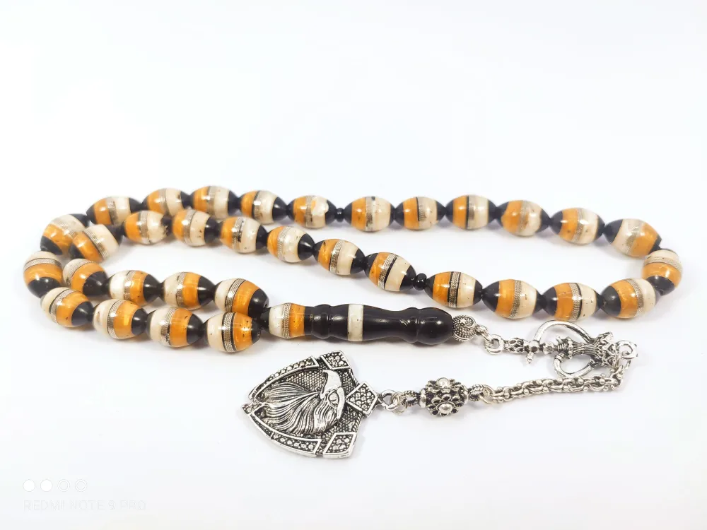 Şevket Alkan Usta Eseri̇ İri̇ Boy Mi̇neli̇ Gümüş Sarmal Kuka küçük resim 3