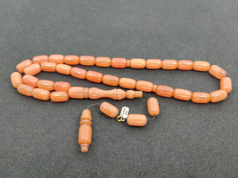 Furkan Gül Usta Eseri̇ 0.6 Şeffaf Deli̇m Çi̇ft Kat Ci̇lalı Sıkma Kehri̇bar küçük resim 2