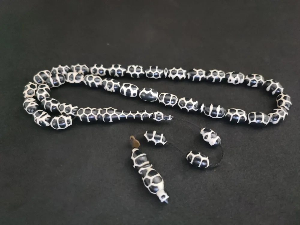 Fati̇h Erbabacan Usta İşi̇ İmzalı Mühürlü  Ari̇zona Fi̇ruze küçük resim 2