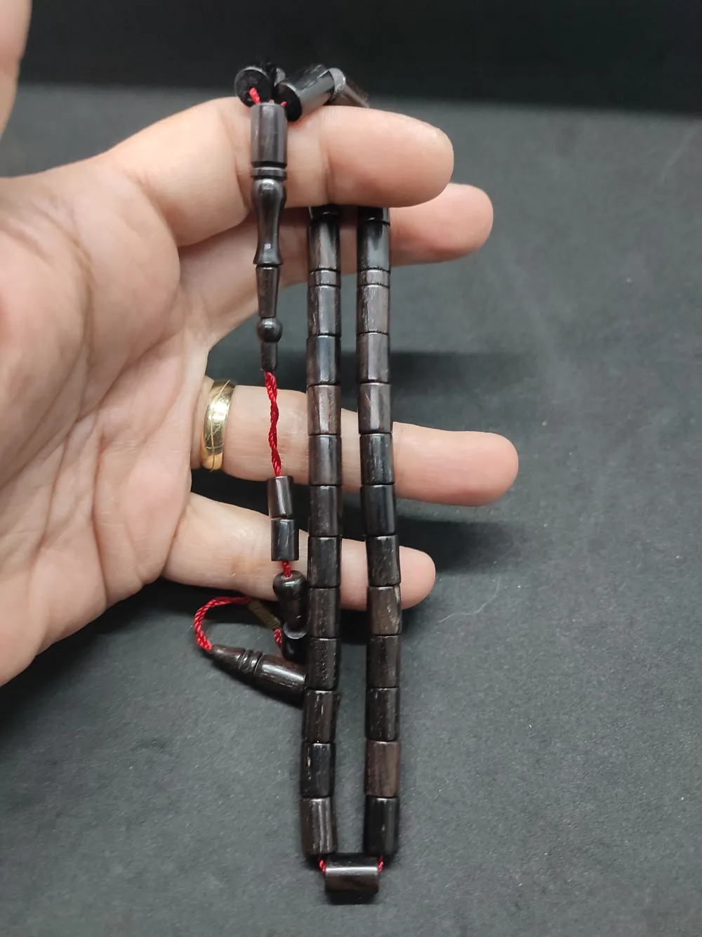 İsmai̇l Erol Usta Eseri̇ Ok Gi̇bi̇ Kesme Naturel Abanoz Ağacı küçük resim 2