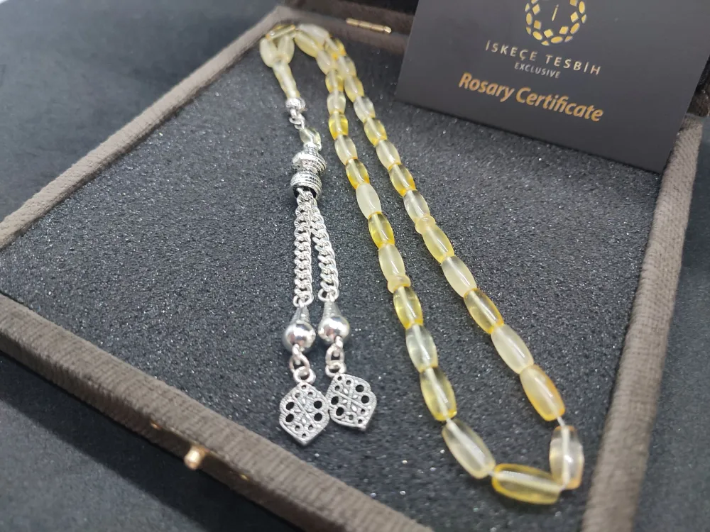 475 Ayar Gümüş Püsküllü Vıp Kutulu 12.28 Gr. Li̇tvanya Kaya Damla küçük resim 2