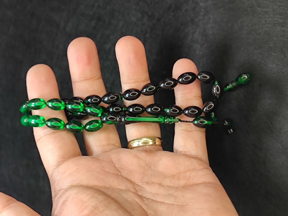 Ayhan Turan Usta İşi̇ İmzalı Mühürlü Sıkma Kehri̇bar küçük resim 6