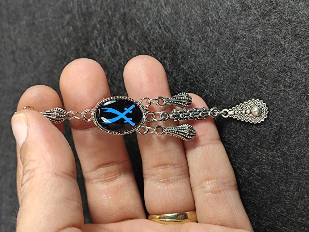 Usta İşçi̇li̇kli̇ Gümüş Kaplama Tesbi̇h Püskülü