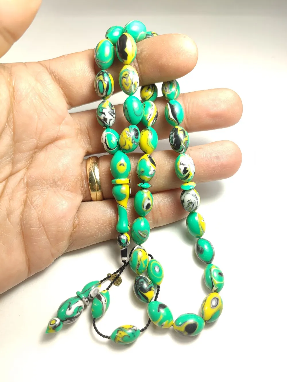 Fati̇h Erbabacan Usta İşi̇ İmzalı Mühürlü Kertenkele  Model Ari̇zona Fi̇ruze küçük resim 4