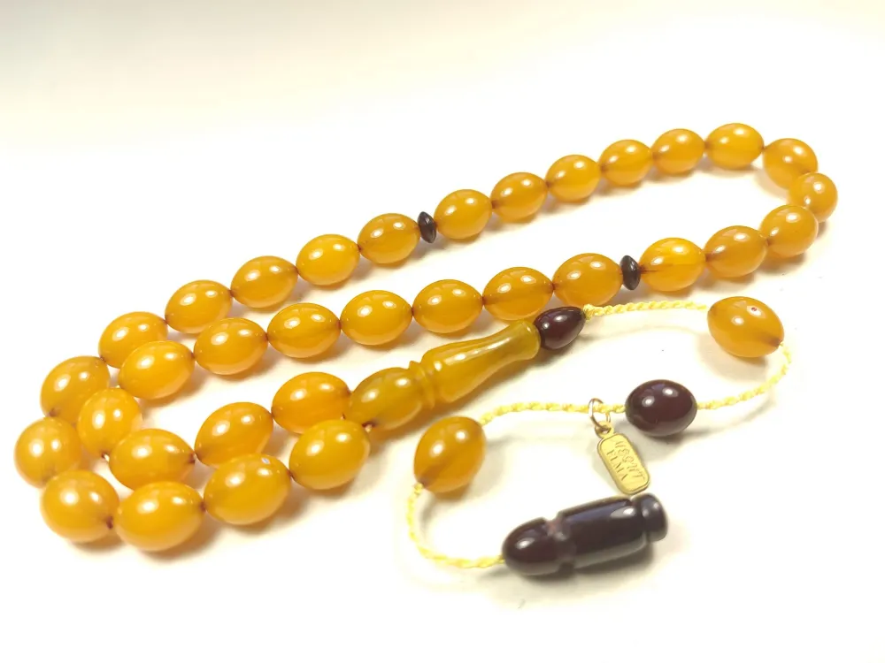 Mesut Elma Usta Eseri̇ İmzalı Kondüsyon Hari̇kası Sıkma Kehri̇bar küçük resim 3