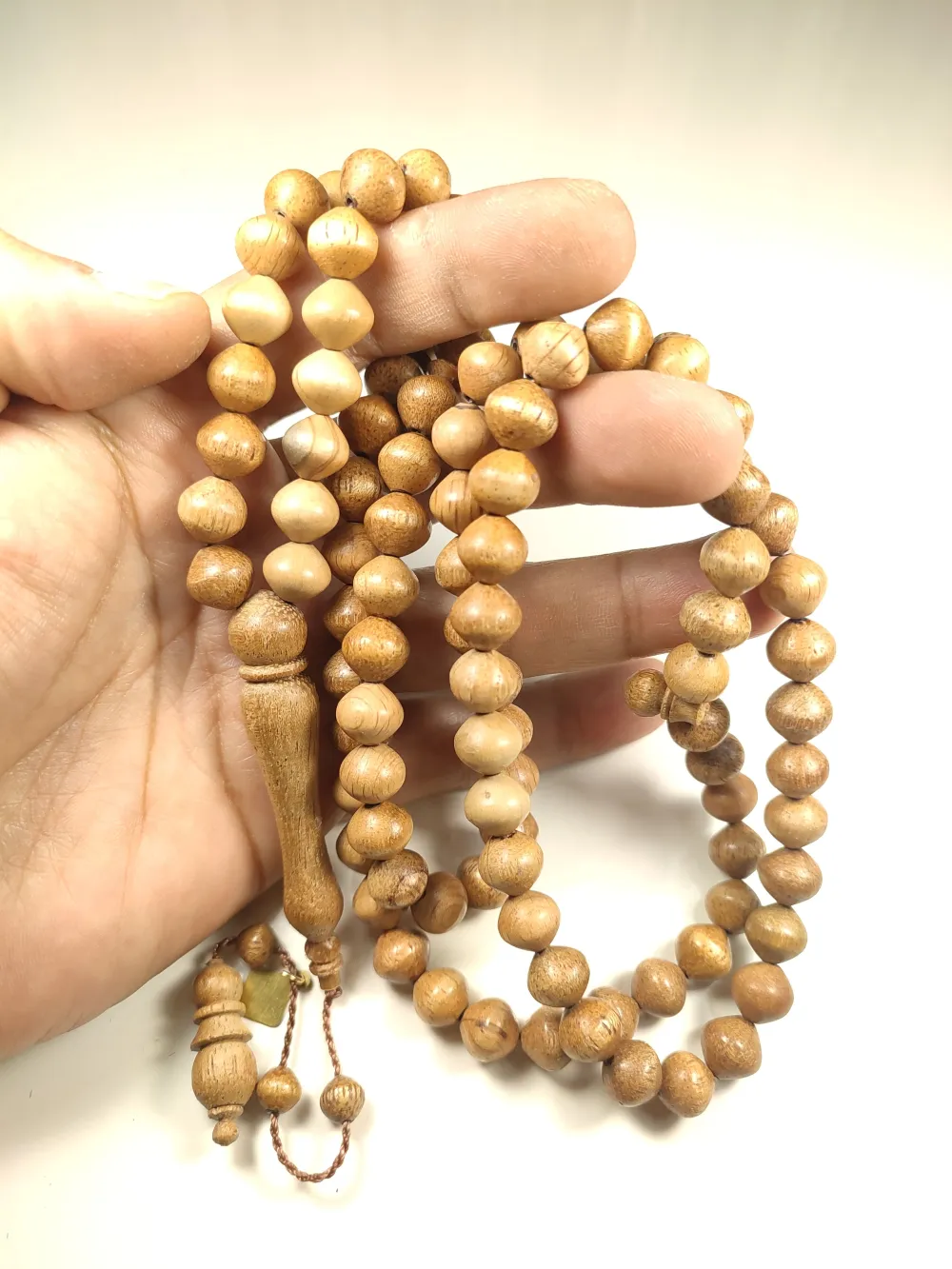 Hali̇l Hi̇lmi̇ Usta Eseri̇ İri̇ Boy Mango Ağacı Namaz Tesbi̇hi̇ küçük resim 5