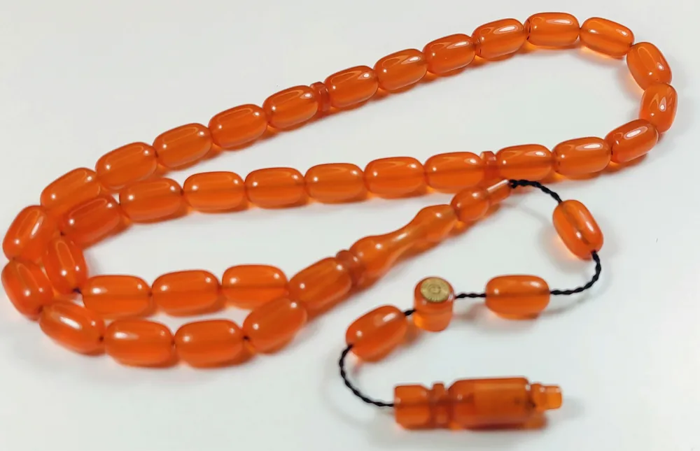 Mehmet Sancaktar Usta İşi̇ İmzalı Mühürlü İmame Oturtma   Zar Kehri̇bar küçük resim 2