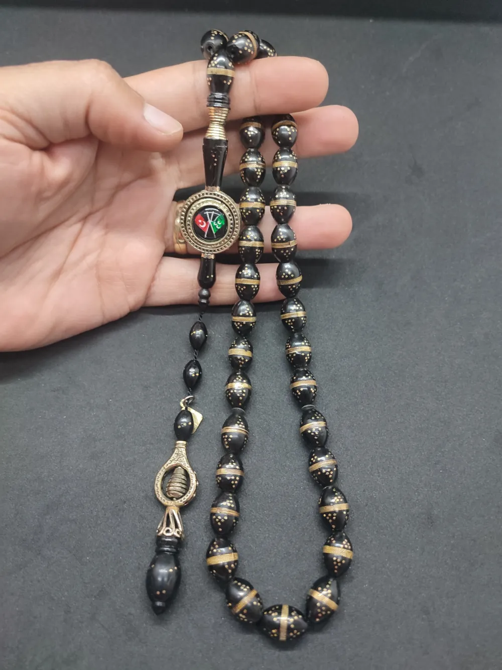 Hakan Kaya Usta  El İşçi̇li̇kli̇ Ağır Gümüş Nakkaşlı İri̇ Boy Çakımlı Ve Sarmal Kuka küçük resim 5