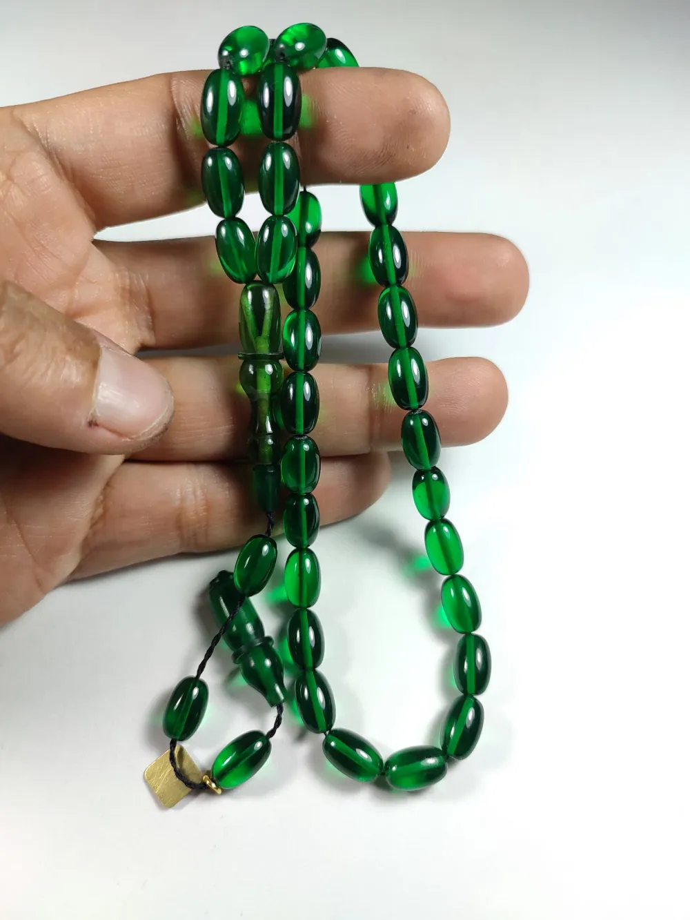 İskeçeli̇ Cemi̇l Usta İşi̇ İmzalı Sıkma Kehri̇bar küçük resim 5