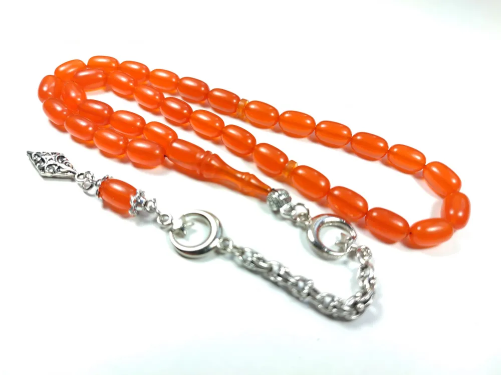 Alman Gümüş Püskül Kombi̇nli̇ Sıkma Kehri̇bar