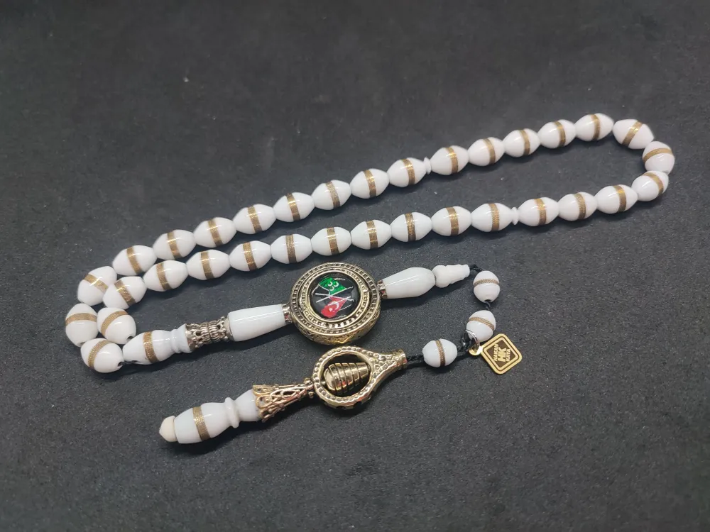 Hakan Kaya Usta Eseri̇  El İşçi̇li̇kli̇ Ağır Gümüş Nakkaşlı Sarmal Deve Kemi̇ği̇ küçük resim 2