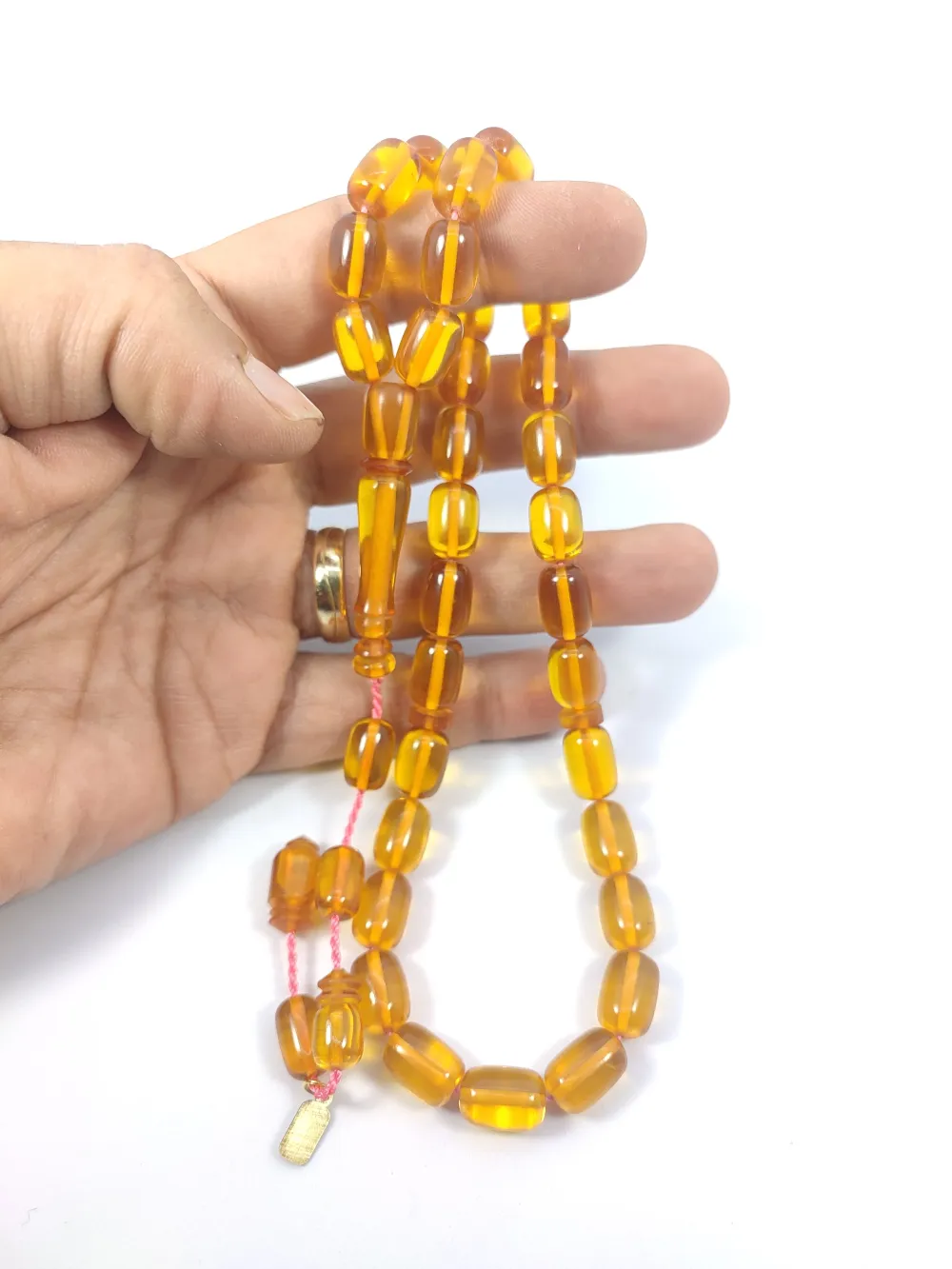 Hayyani̇ Usta İşi̇ İmzalı Rengi̇n Zi̇rvesi̇ Ateş-İ Kehri̇bar küçük resim 5