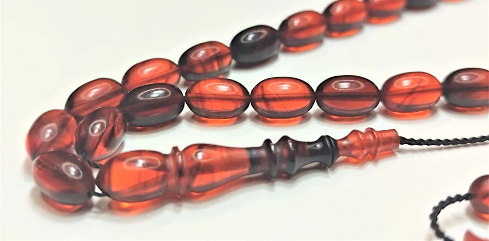 Mehmet Sancaktar Usta İşi̇ İmzalı Mühürlü Sıkma Kehri̇bar