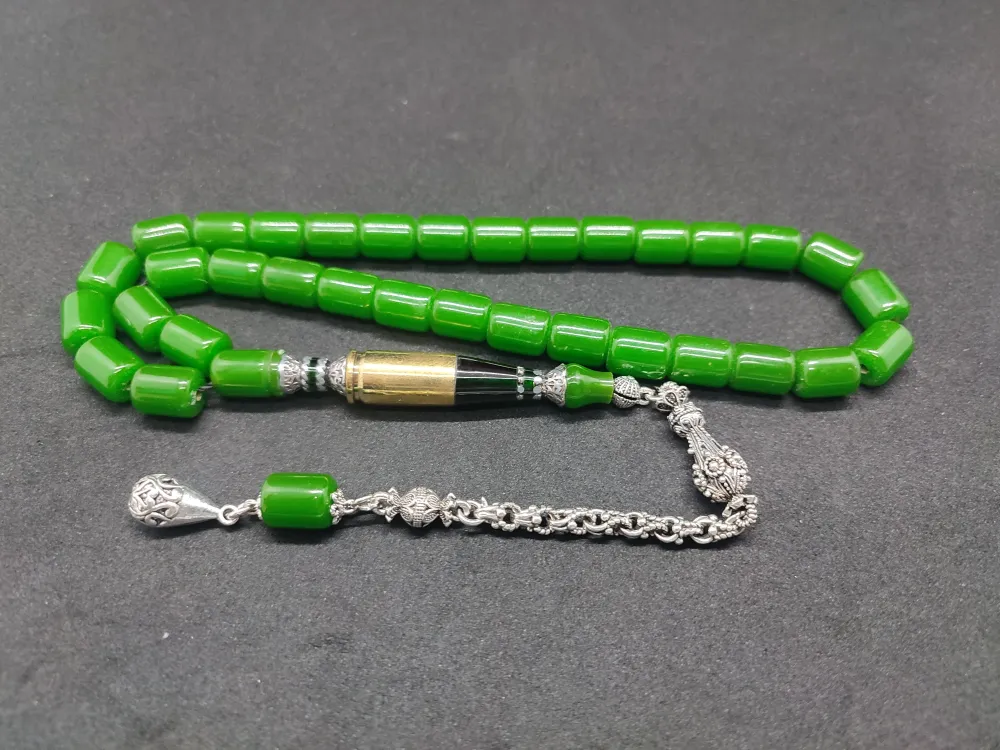 İmame Mermi̇ Kovanı Ve 925 Ayar Gümüş Nakkaş Kombi̇nli̇ Bakali̇t küçük resim 2