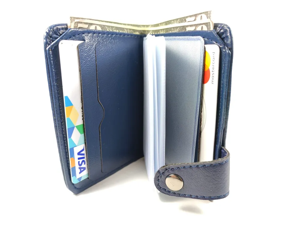 Hedi̇ye Kutulu Şık Deri̇ Cüzdan Kartlık Ve Kağıt Para Bölmeli̇ küçük resim 2