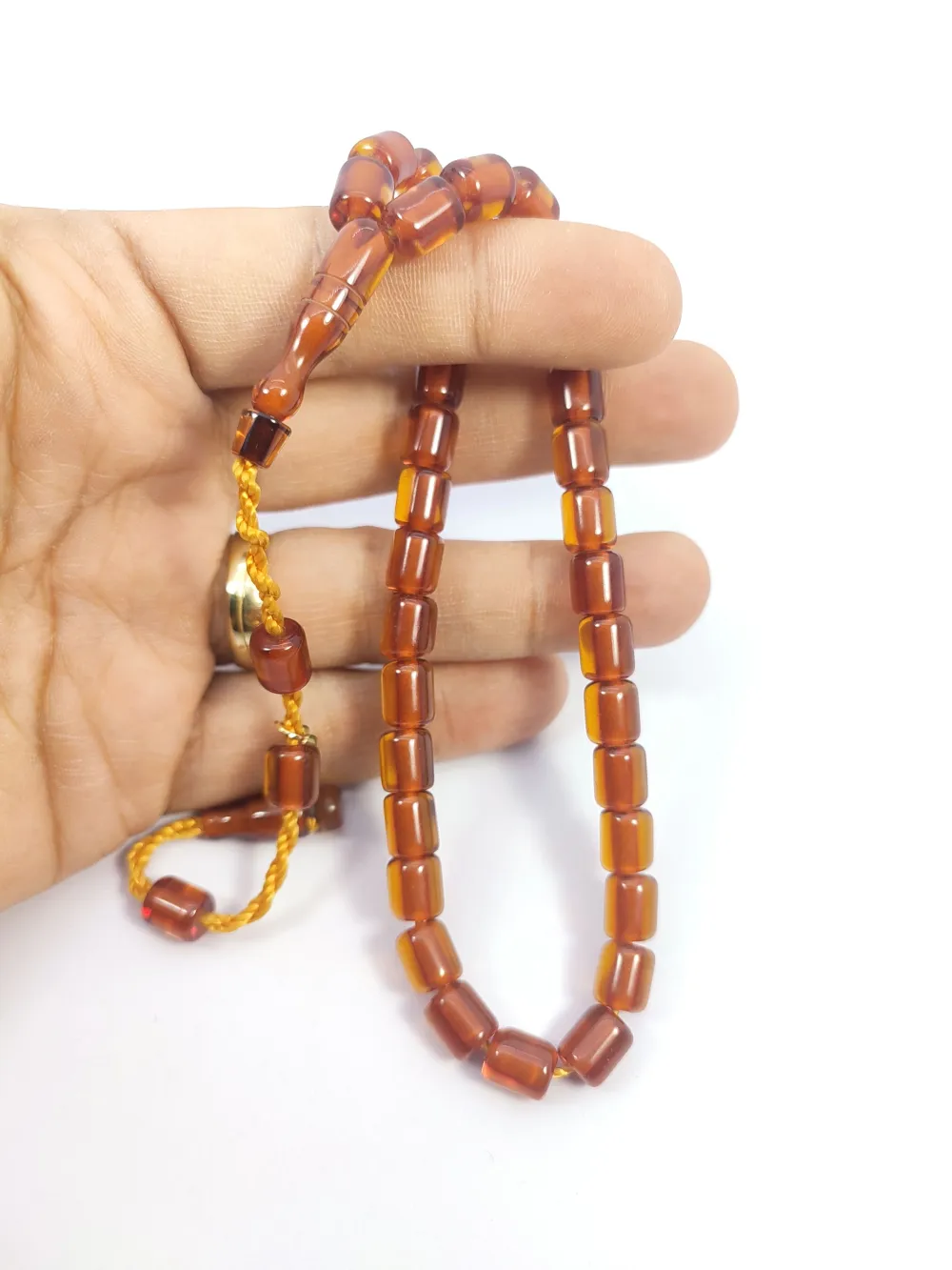 Hayyani̇ Usta Eseri̇ İmzalı Mühürlü Dönem Osmanlısı Ateş-İ Kehri̇bar küçük resim 5