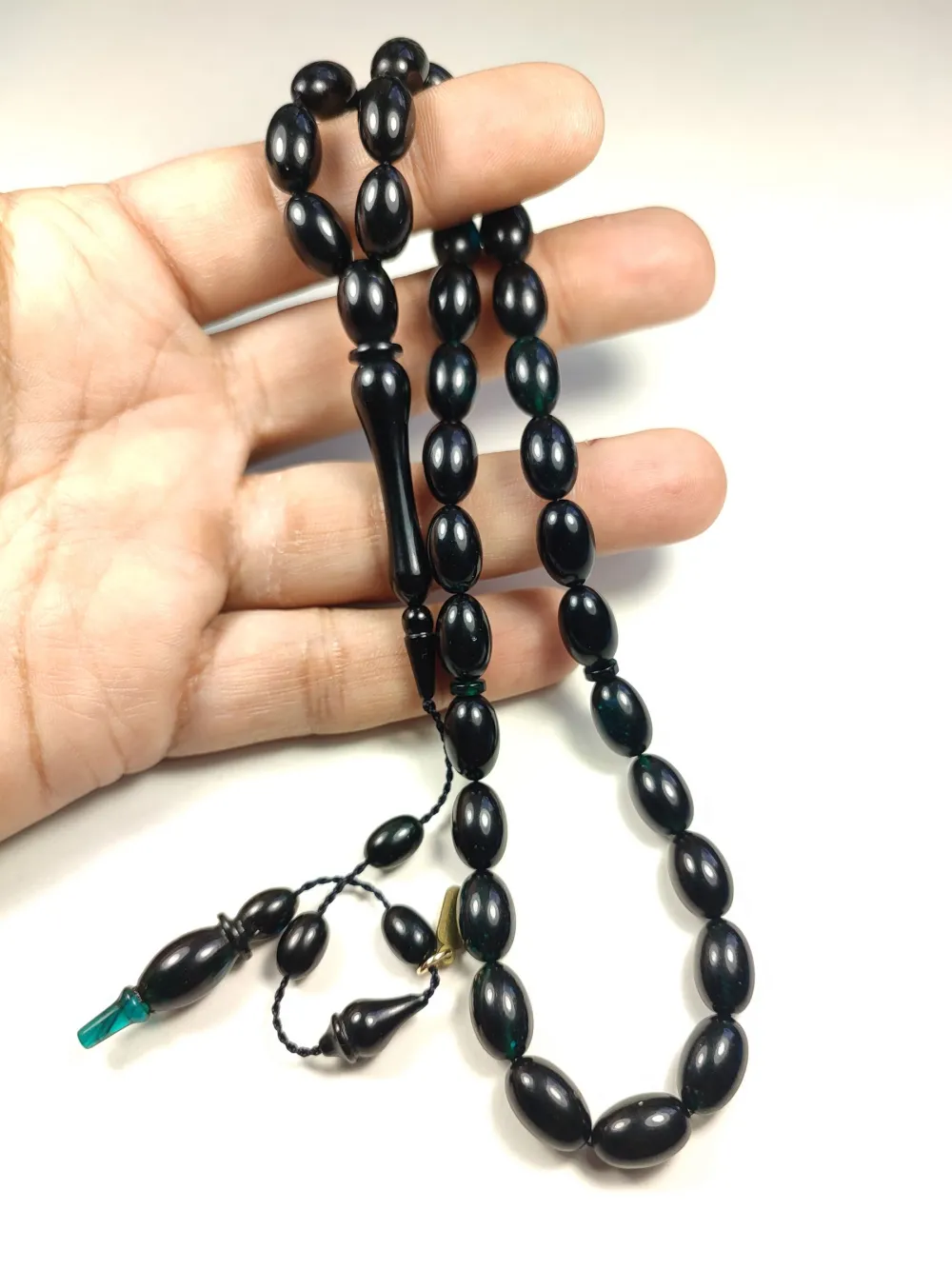 Mehmet Mercan Usta Eseri̇ İmzalı Aykırı Renk Sıkma Kehri̇bar küçük resim 4